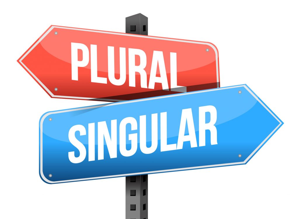 singular vs plural keywords
